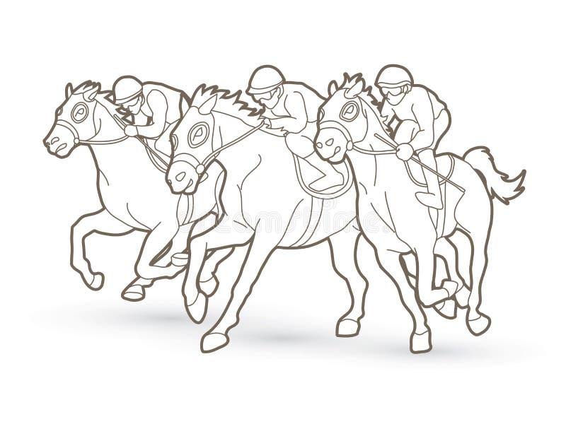 Race horse stock illustrations â race horse stock illustrations vectors clipart