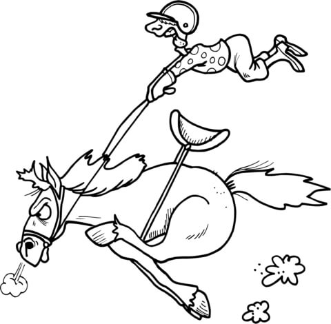 Jockey in a horse racing petition coloring page free printable coloring pages