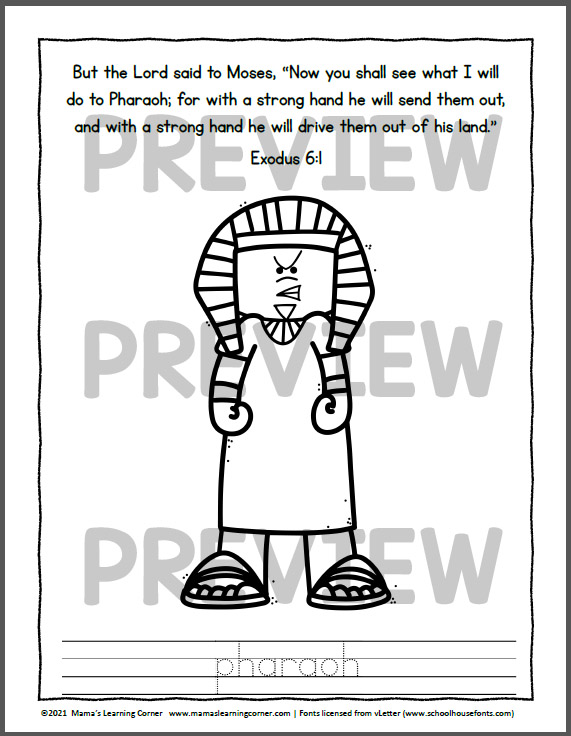 The ten plagues bible coloring pages