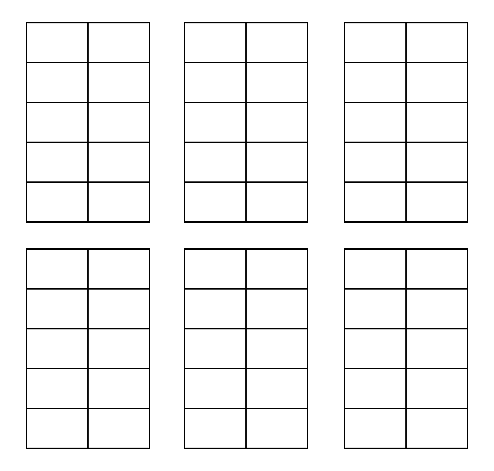 Free printable ten frame template