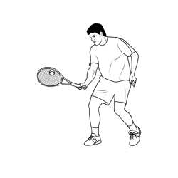 Tennis coloring pages for kids printable free download