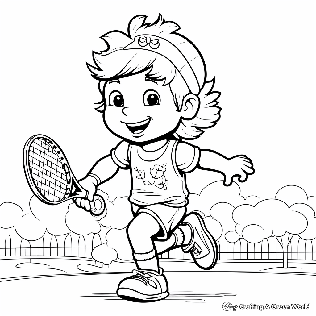 Sports coloring pages