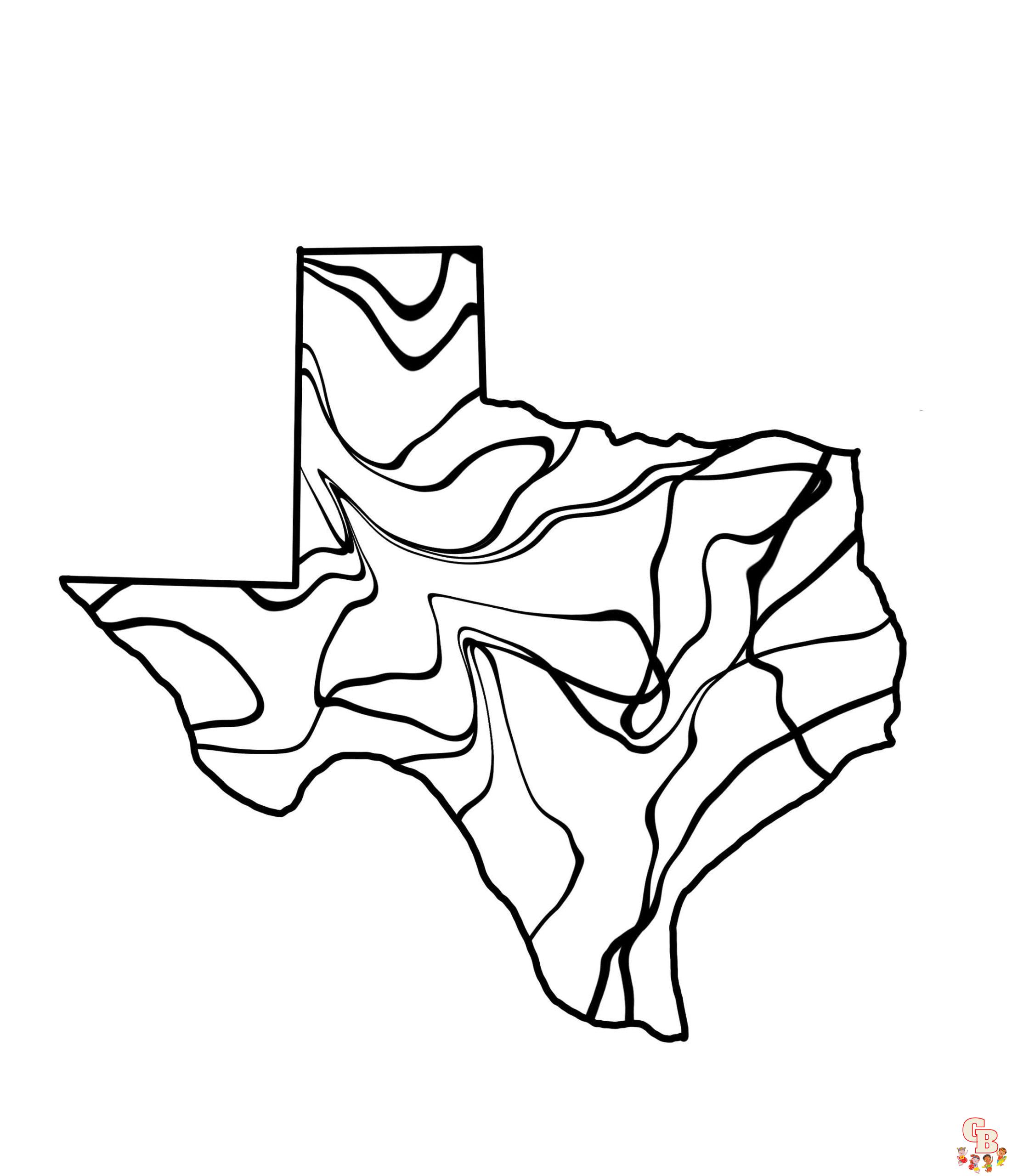 Printable texas coloring pages free for kids and adults