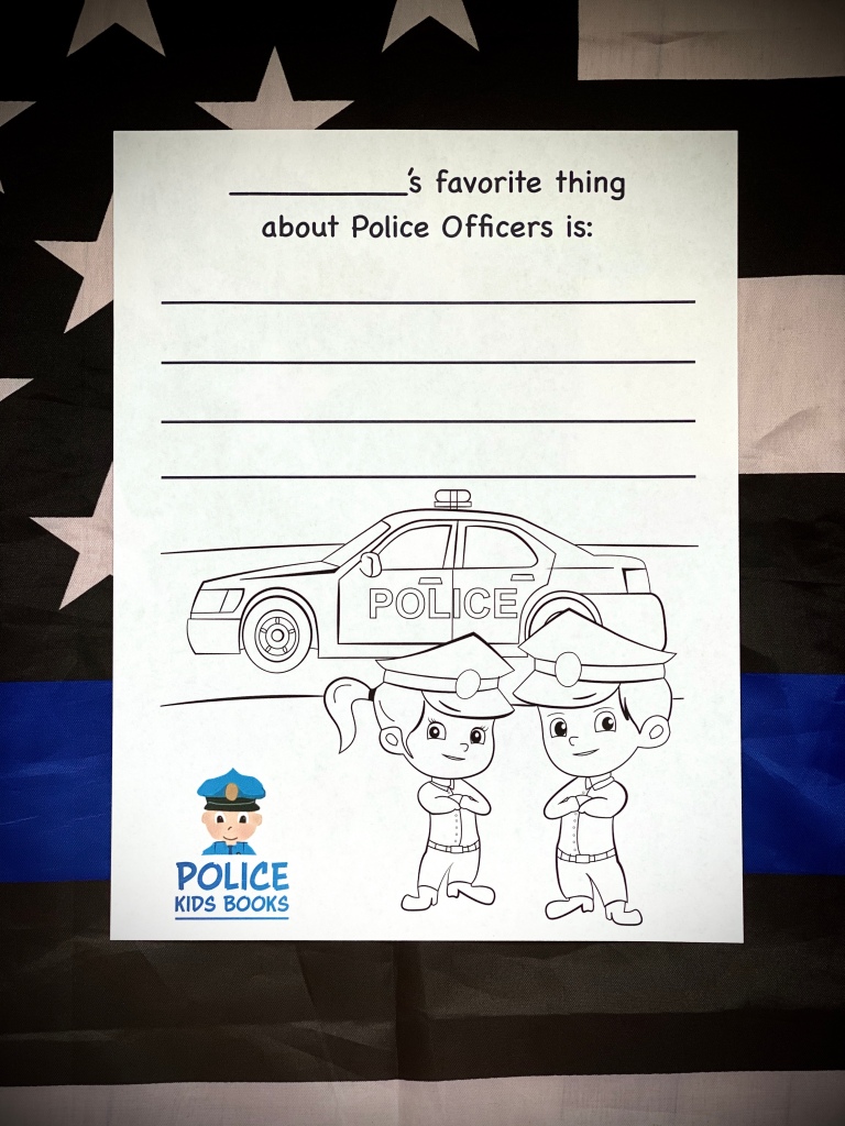 Free crafts â police kids books