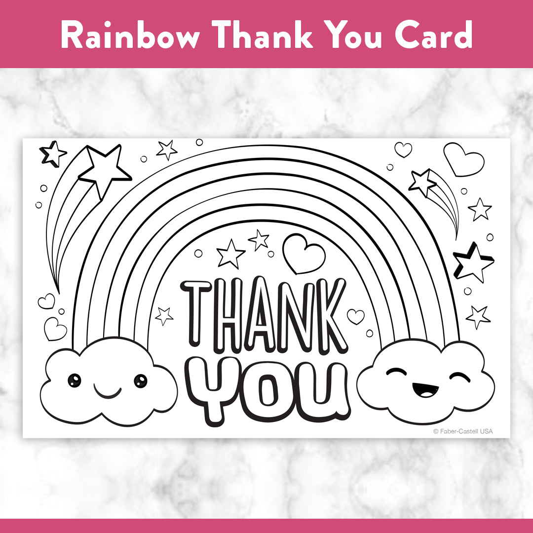 Coloring pages to say thank you â faber