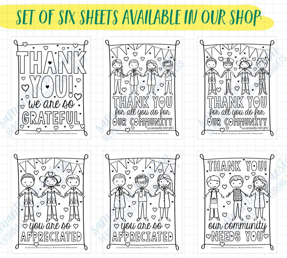 Free download thank you appreciation coloring sheet for nurses doct â samantha b design