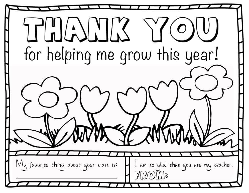 Print teacher appreciation coloring page