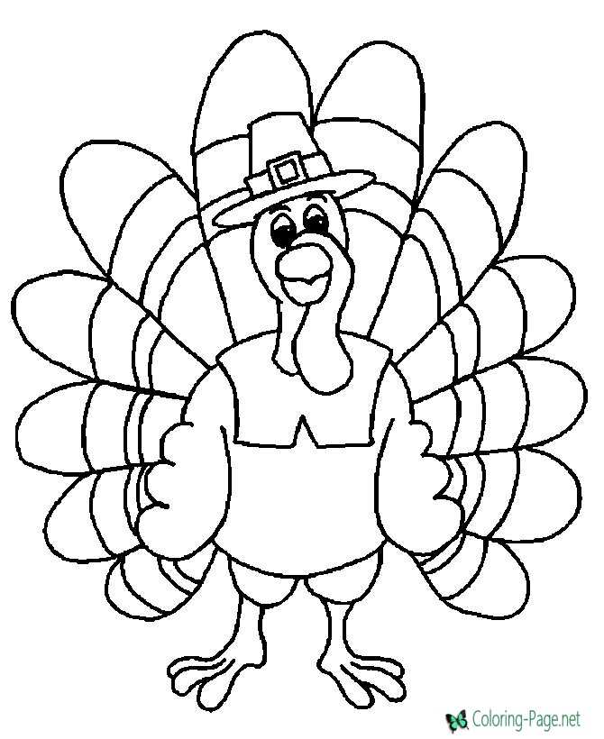 Thanksgiving coloring pages