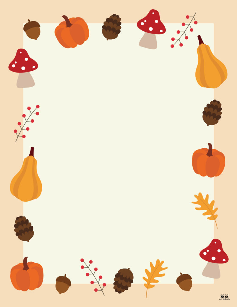 Thanksgiving borders frames