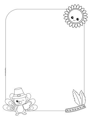 Free thanksgiving border printables many designs available free thanksgiving thanksgiving images mothers day coloring pages