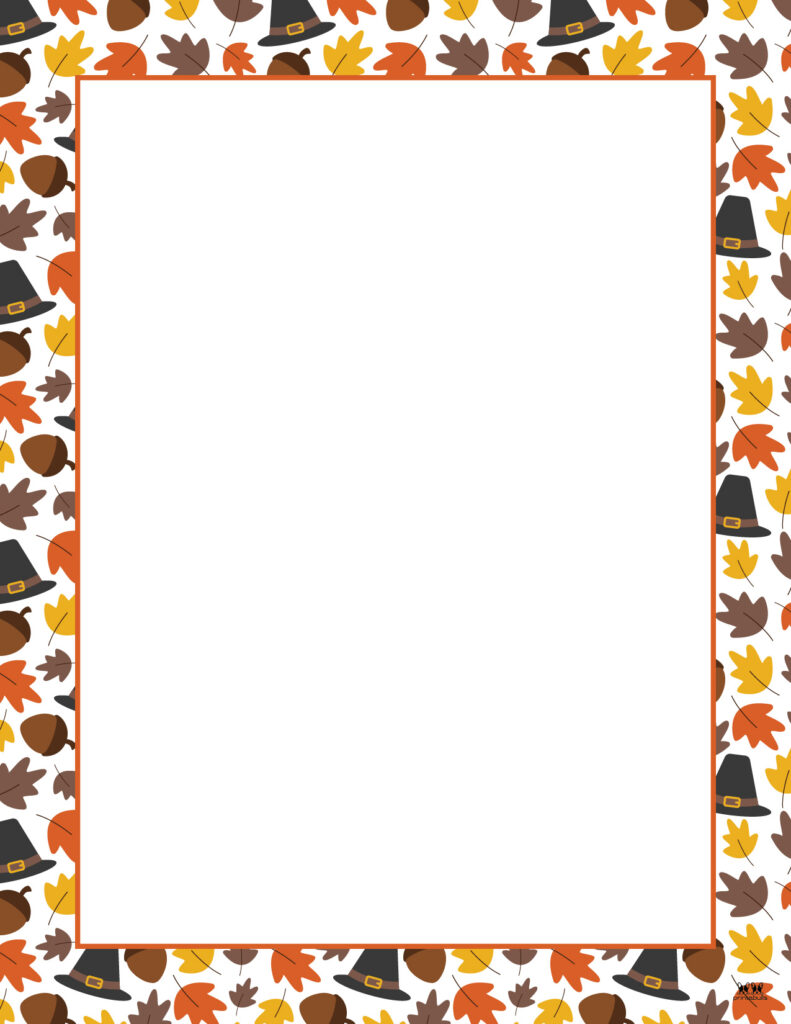 Thanksgiving borders frames