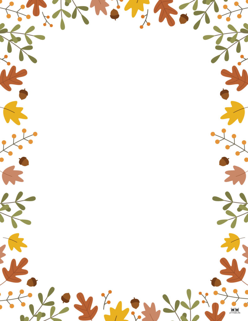 Thanksgiving borders frames