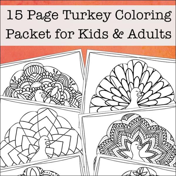 Free printable thanksgiving bookmarks to color for kids