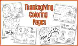 Thanksgiving coloring pages â sunday school