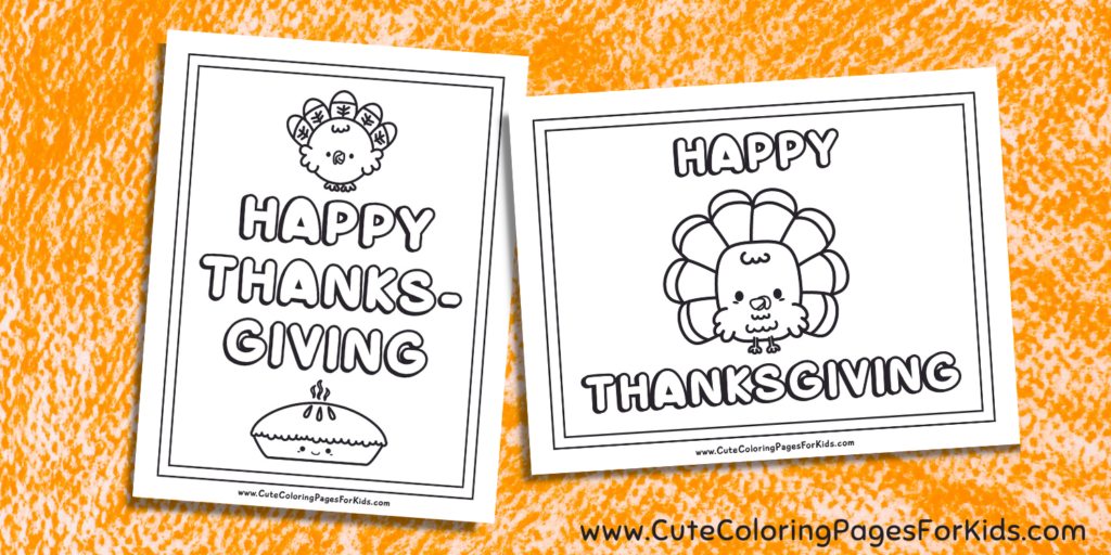 Free printable thanksgiving coloring pages