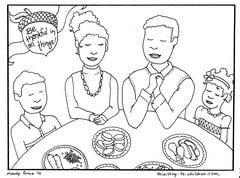 Thanksgiving coloring sheets free kids printable