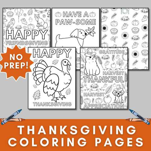 Thanksgiving coloring pages printable thanksgiving activity by jenny marie