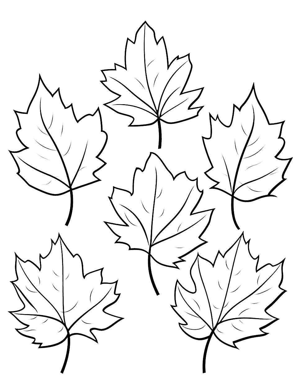 Fall coloring pages free printable sheets