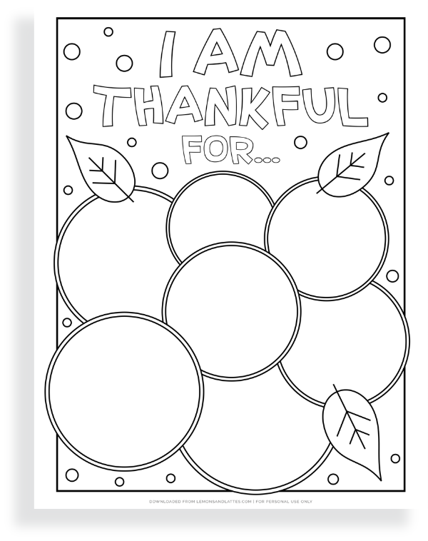 Free thanksgiving activity pages for preschoolers