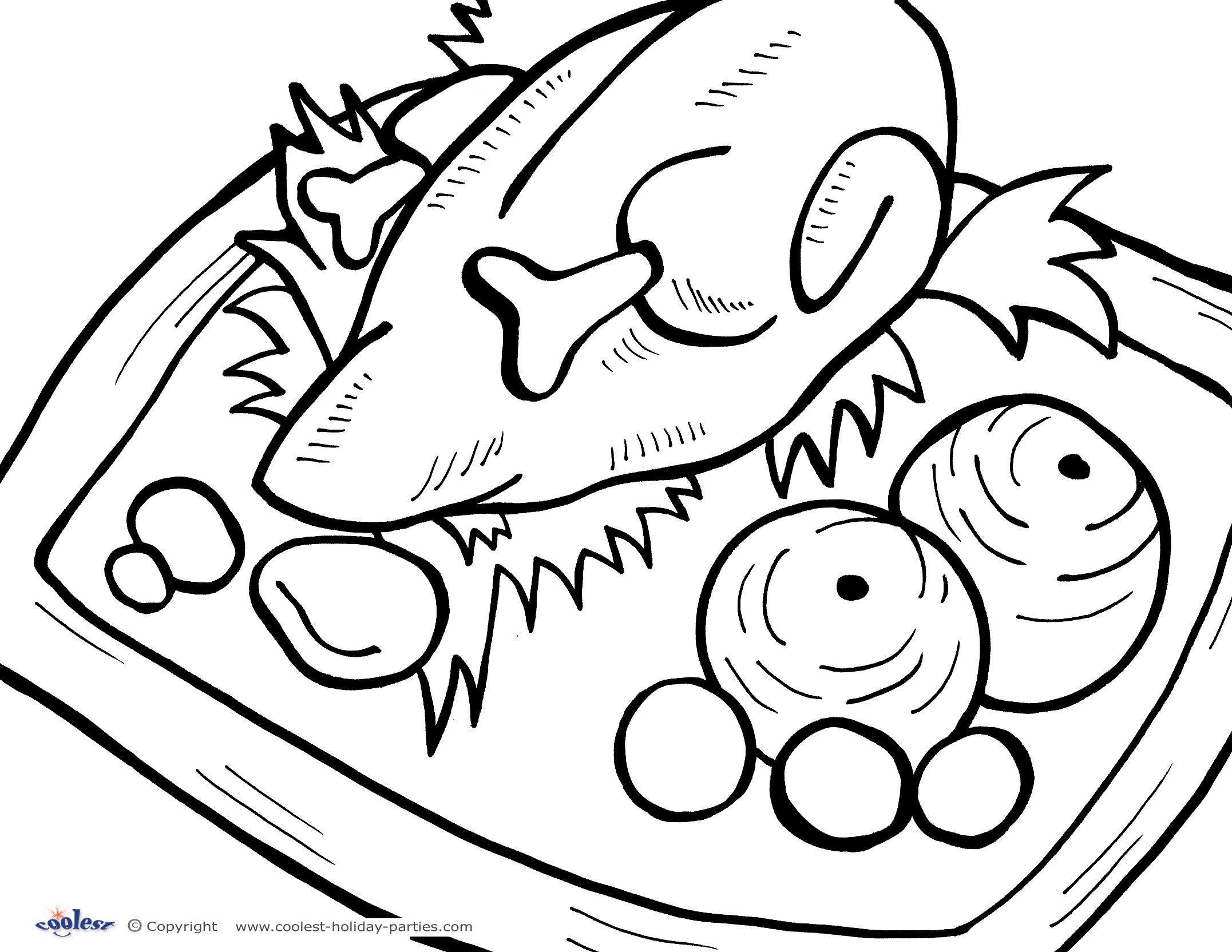 Printable thanksgiving coloring page