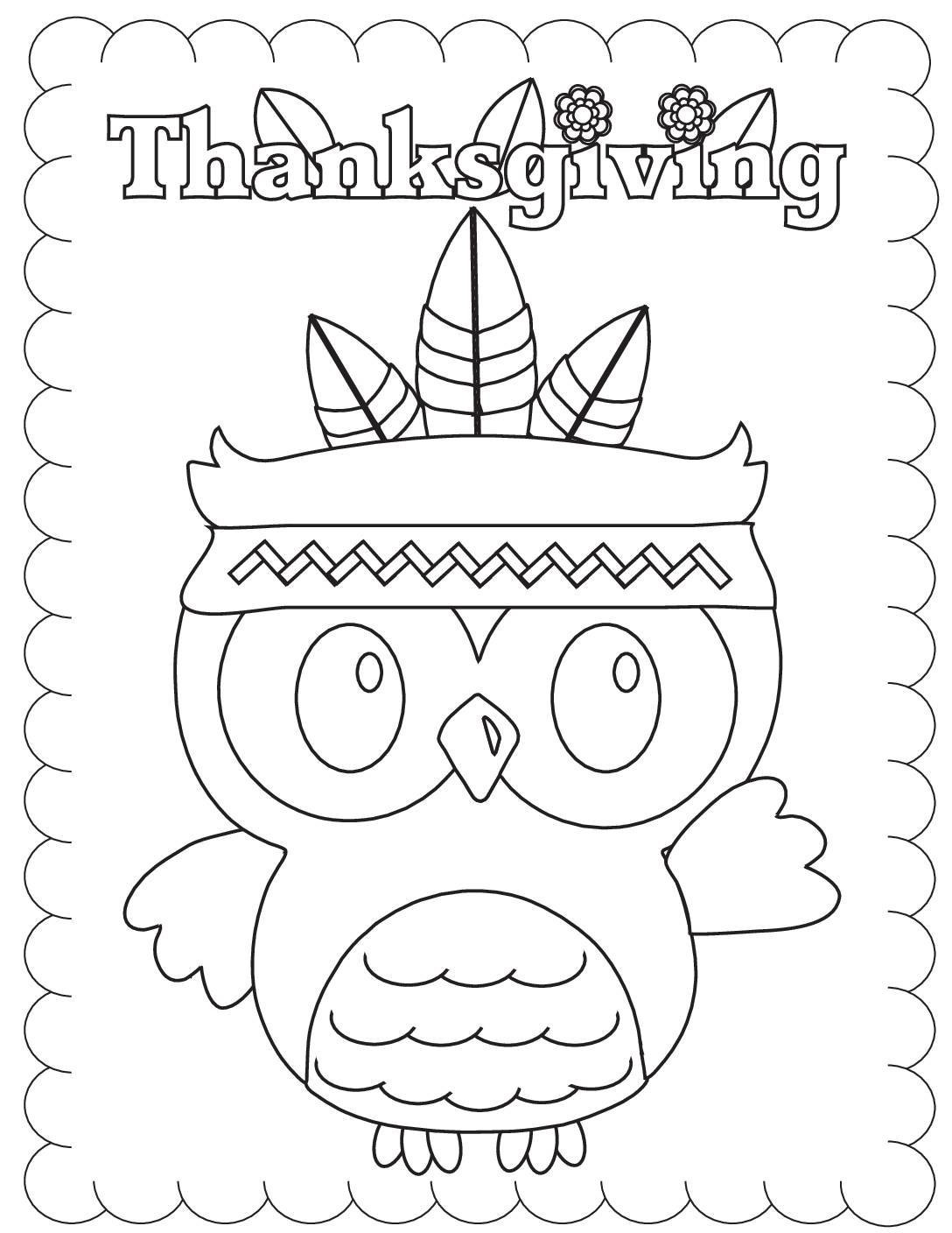 Free printable thanksgiving coloring pages and more lil shannie