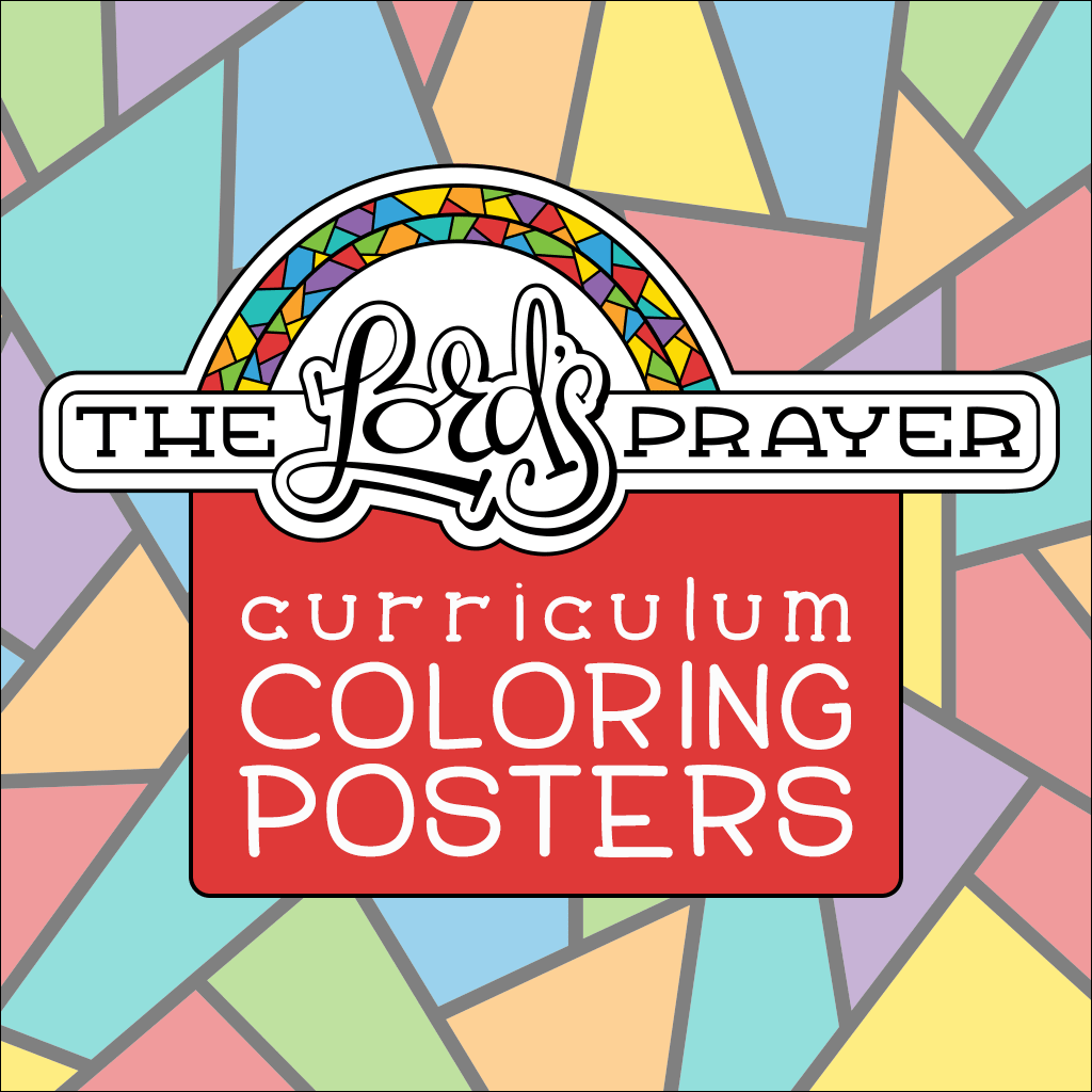 The lords prayer curriculum coloring posters â illustrated ministry