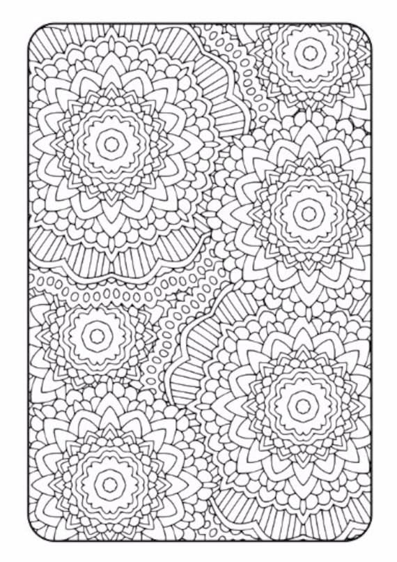 Coloring books adult coloring pages art therapy printable adult coloring book bundle anti