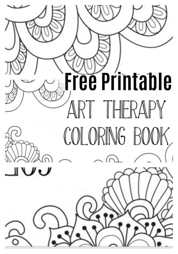 Printable art therapy meditation coloring book â craft gossip