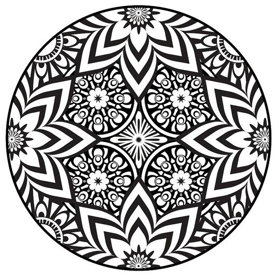 Mandala coloring pages for adults kids