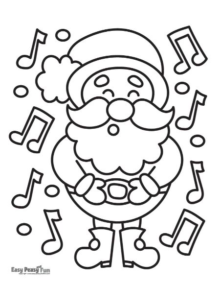 Printable christmas coloring pages