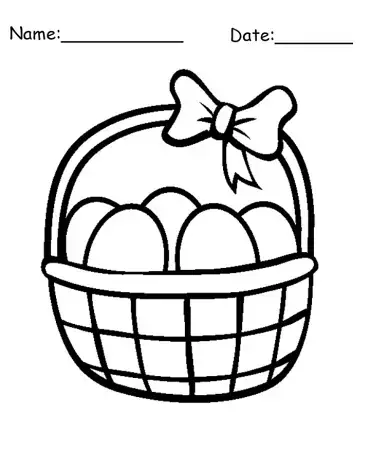 Free printable easter coloring pages