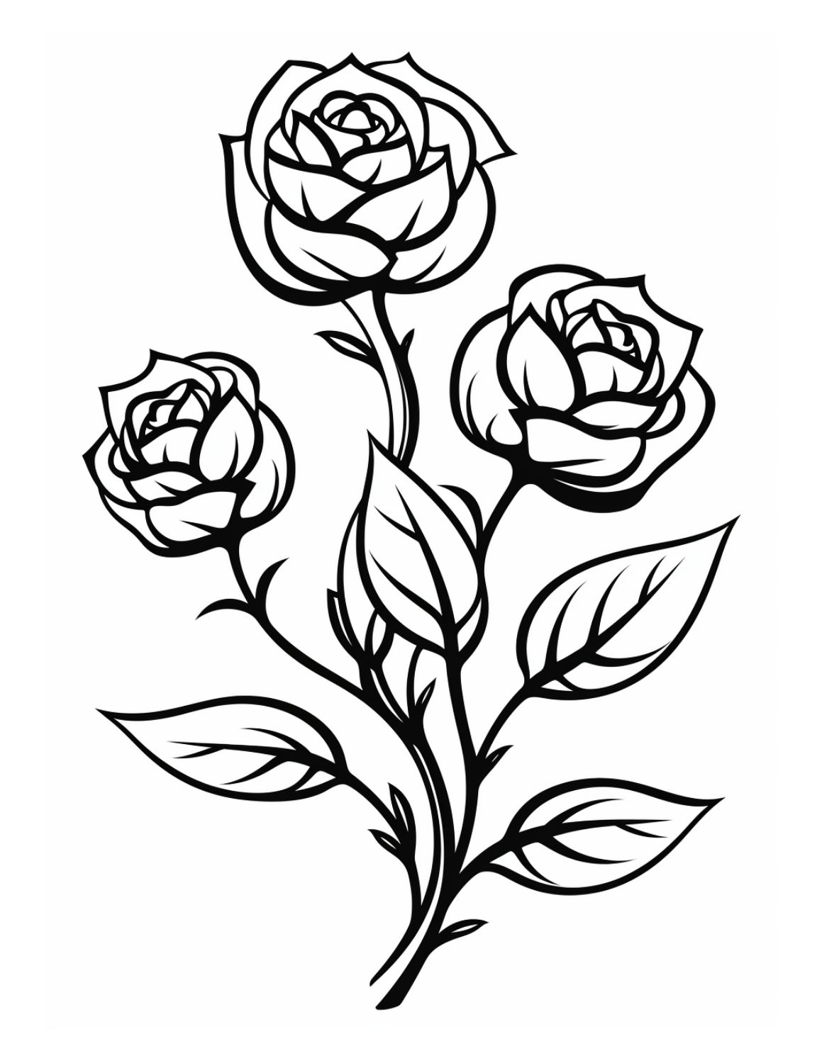 Free rose coloring pages for kids and adults to enjoy skip to my lou