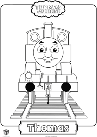Thomas the train coloring page free printable coloring pages