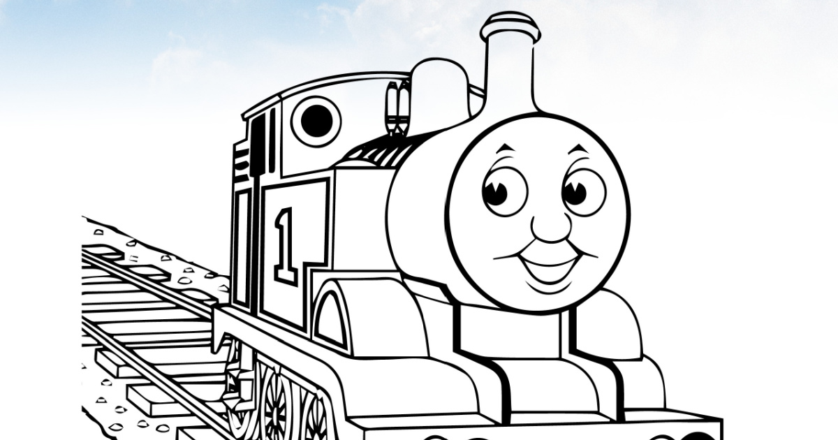 Free printable thomas coloring page