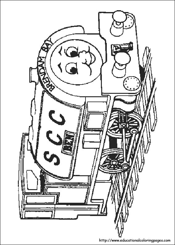 Thomas the train coloring pages free for kids