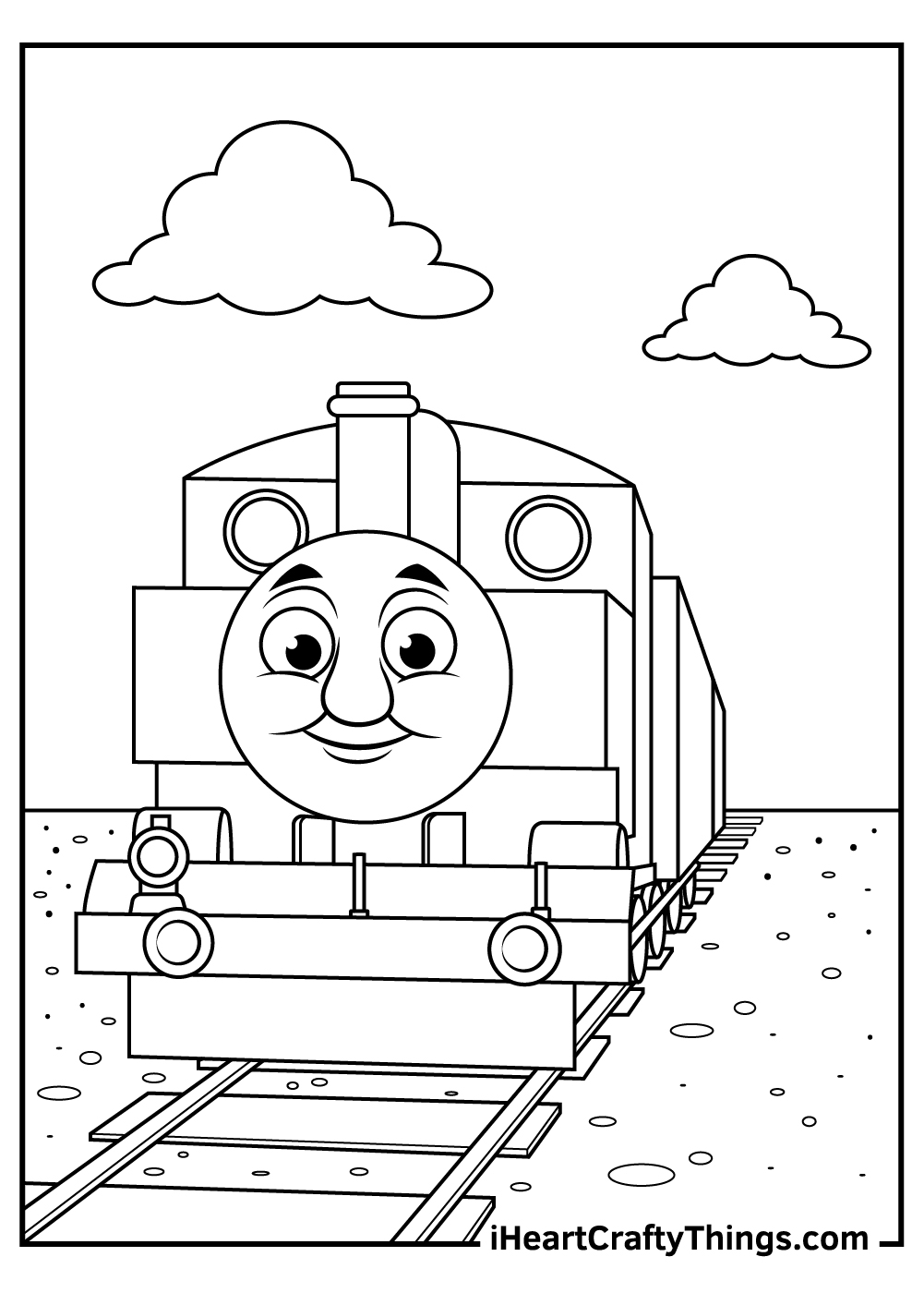 Thomas the train coloring pages free printables