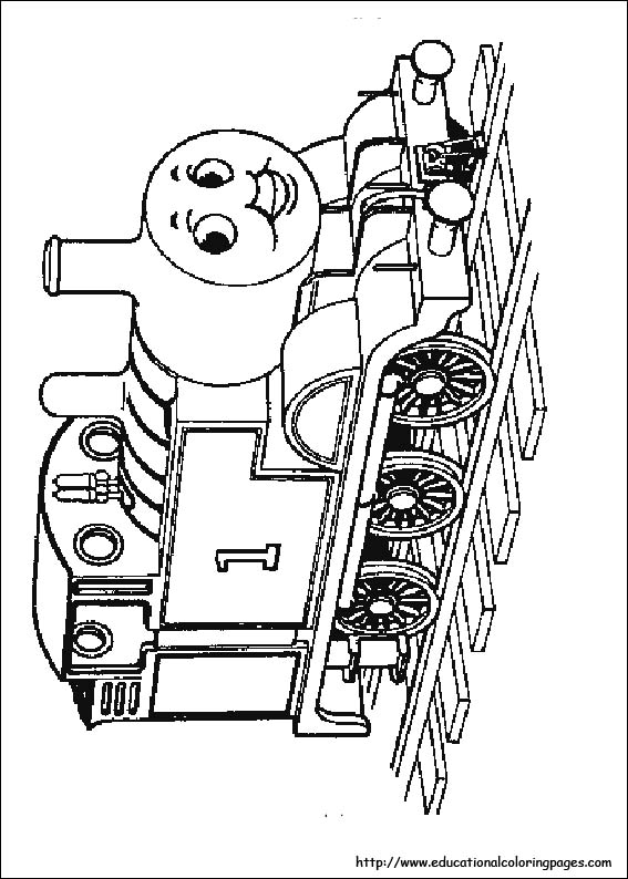 Thomas the train coloring pages free for kids