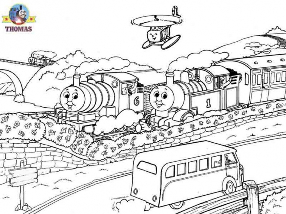 Free printable thomas the train coloring pages