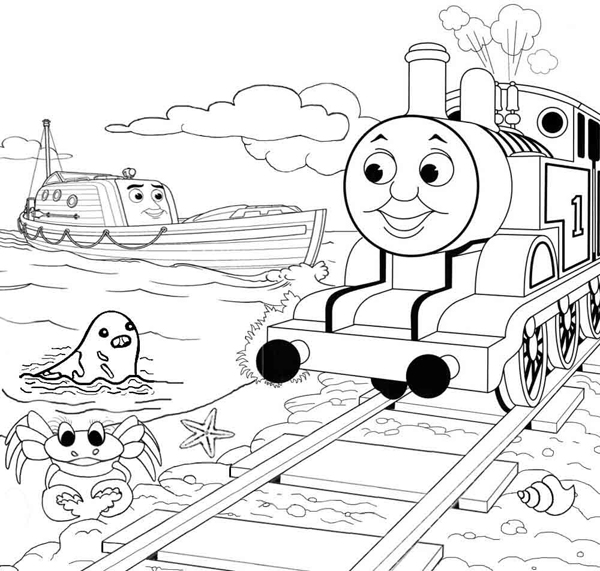 Thomas train coloring pages free printable coloring pages for kids