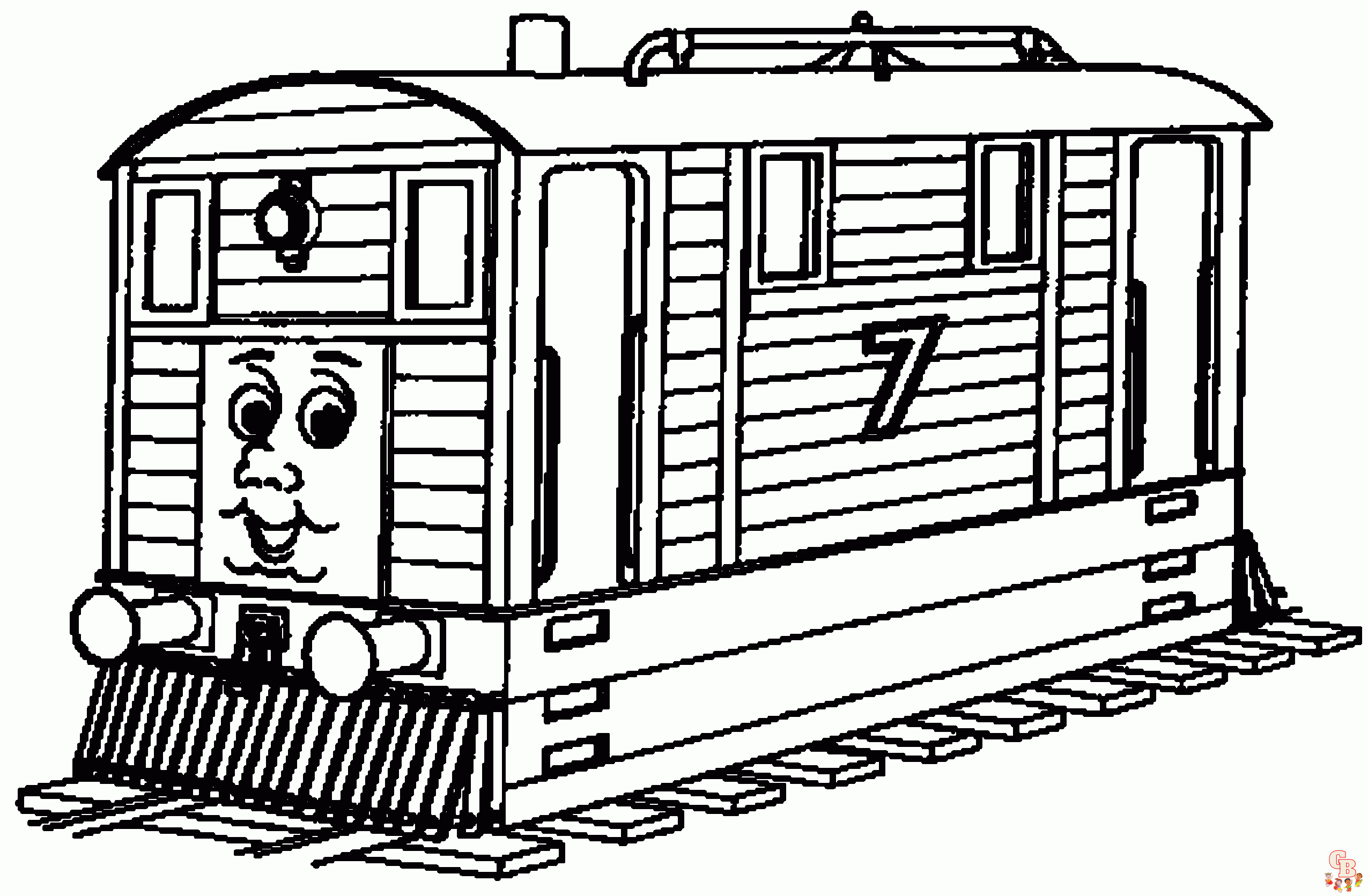 Thomas the train coloring pages printable sheets for kids