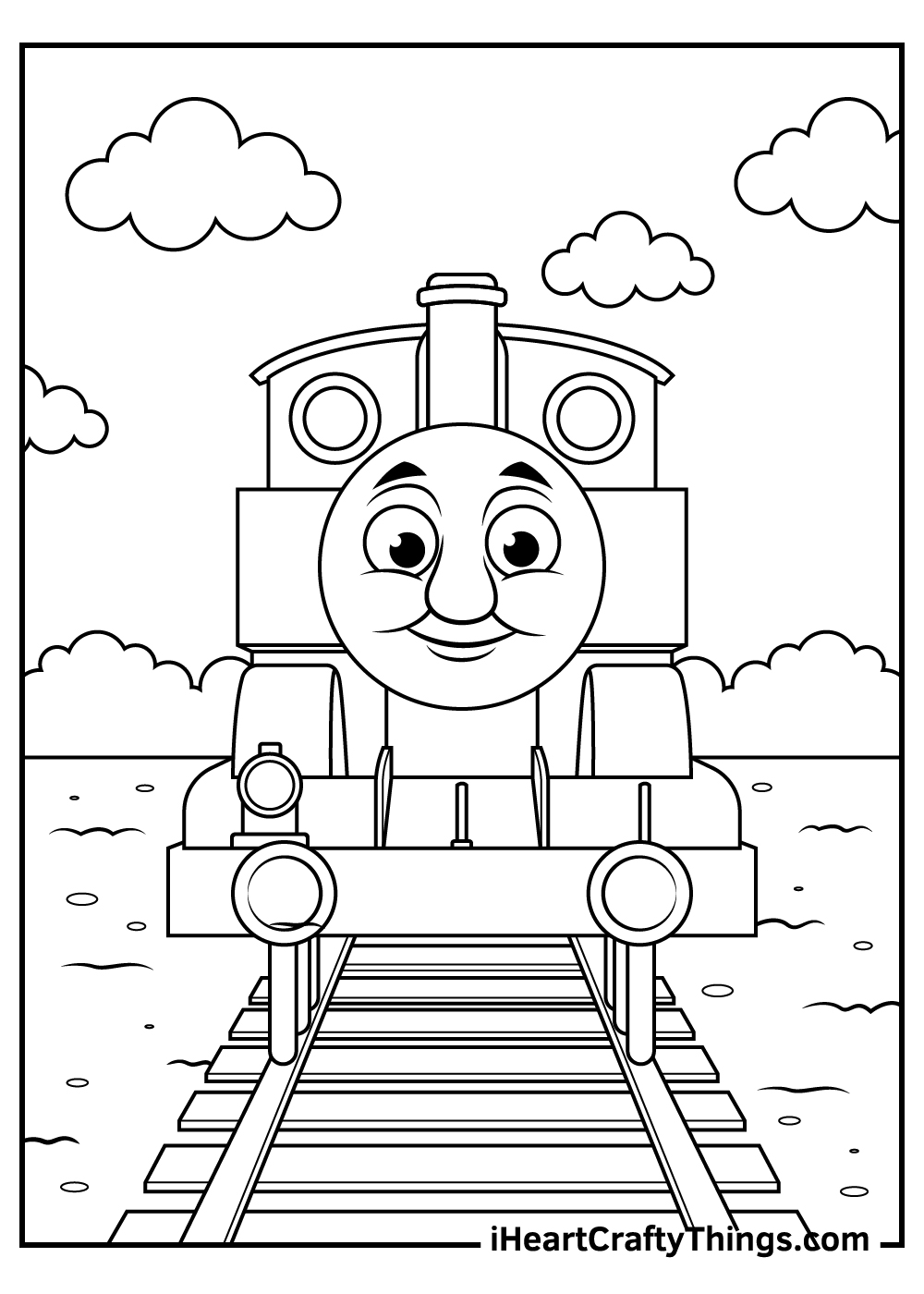 Thomas the train coloring pages free printables