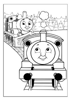 Printable thomas and friends coloring pages explore the lovable world of trains