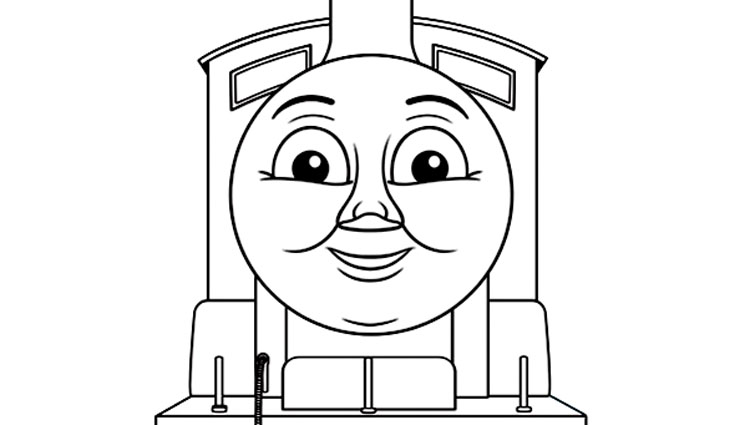 Thomas and his friends coloring to download for free