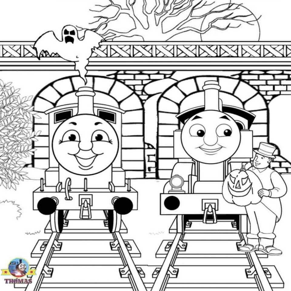 Get this thomas the train coloring pages free