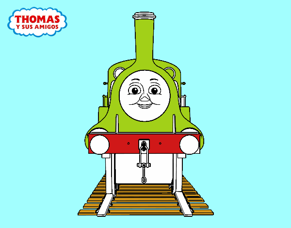 Colored page emily from thomas and friends painted by user not registered