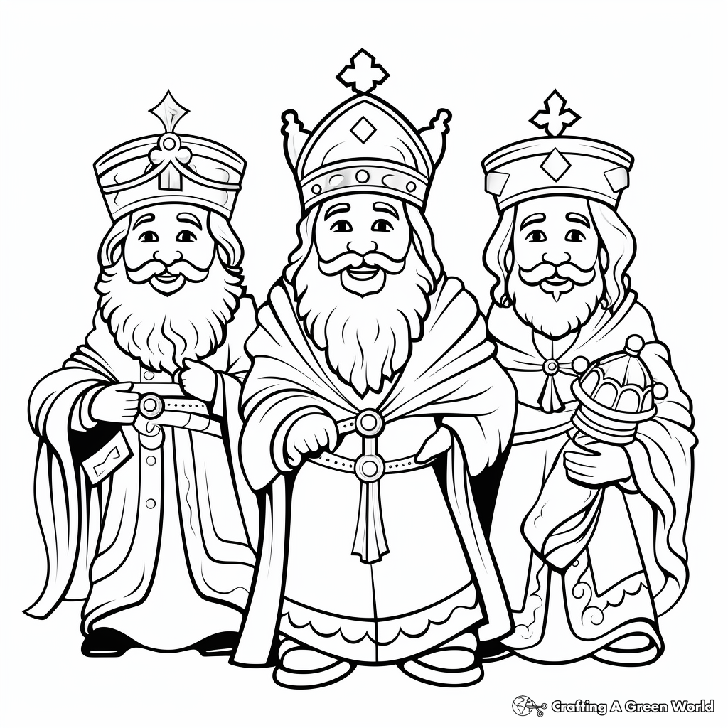 Christian christmas coloring pages