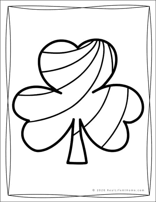 Saint patricks day coloring pages with shamrocks for kids and adults