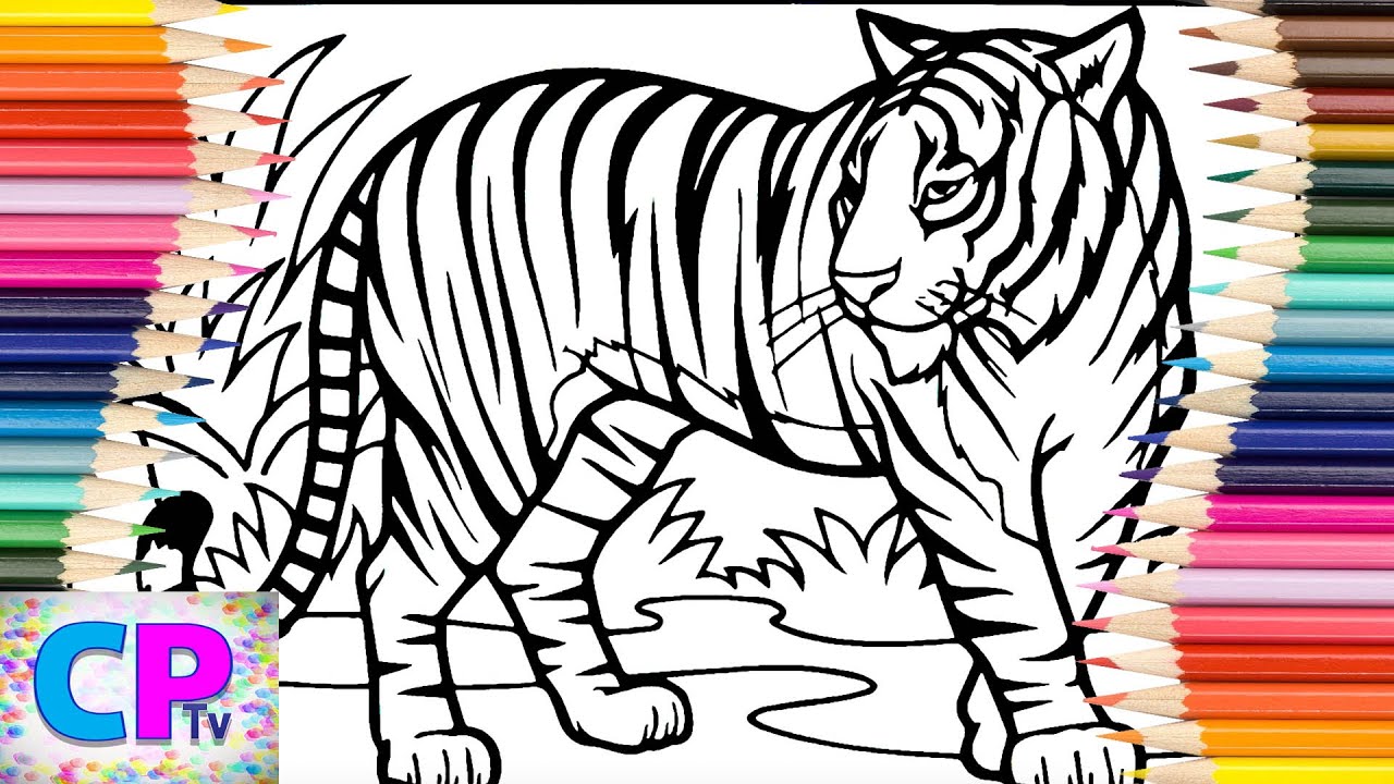 Top free printable tiger coloring pages online