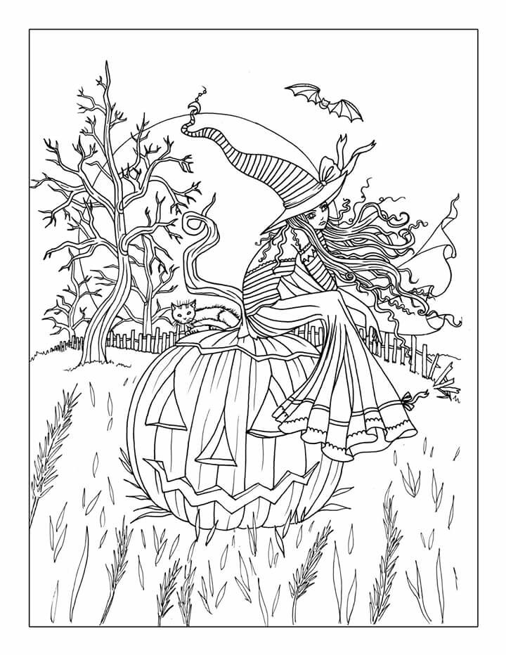 Tim burton movies coloring pages