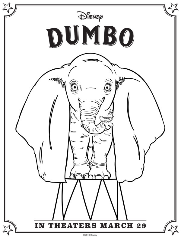 Dumbo coloring pages